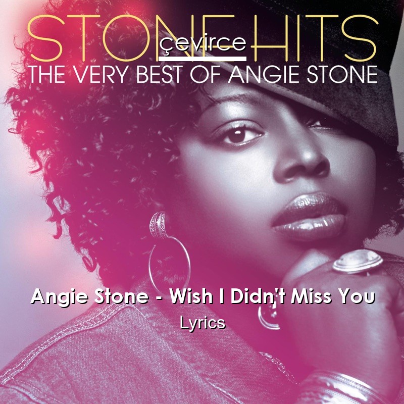Angie Stone – Wish I Didn’t Miss You Lyrics