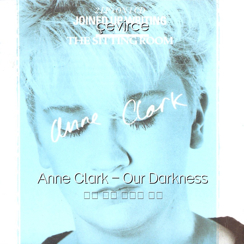 Anne Clark – Our Darkness 英語 歌詞 中國人 翻譯