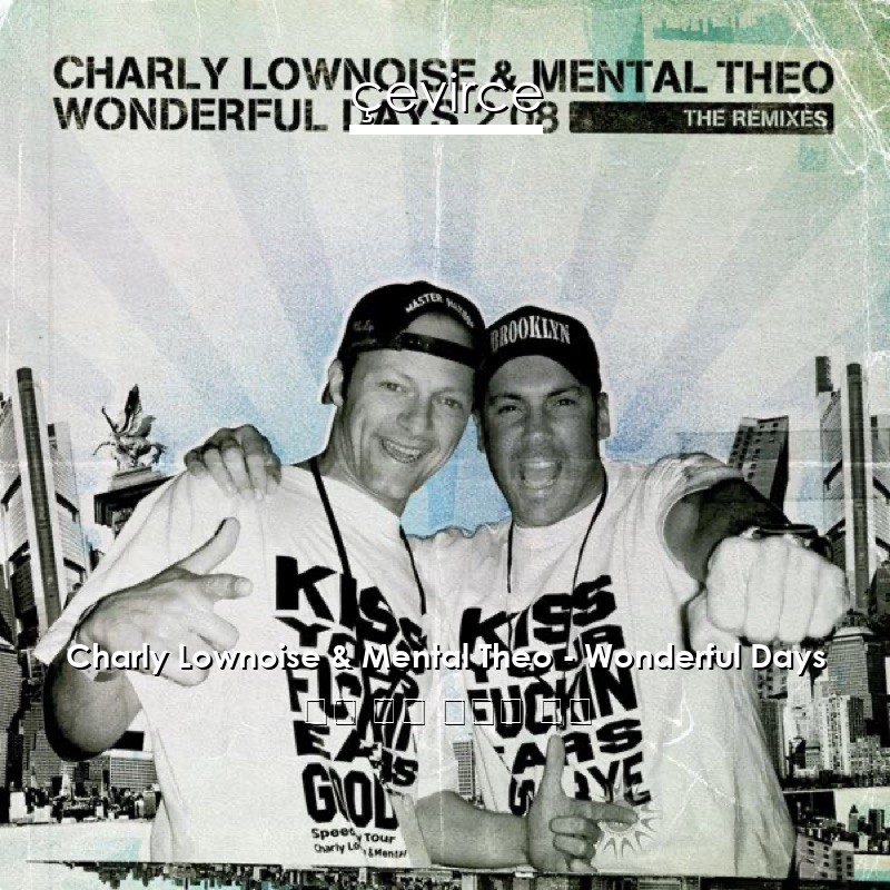 Charly Lownoise & Mental Theo – Wonderful Days 英語 歌詞 中國人 翻譯