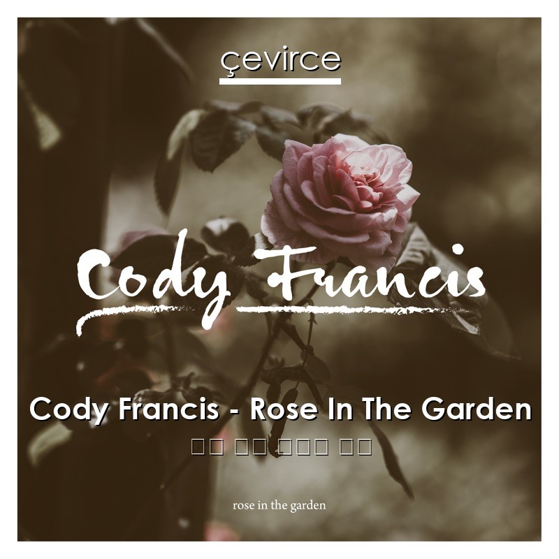 Cody Francis – Rose In The Garden 英語 歌詞 中國人 翻譯