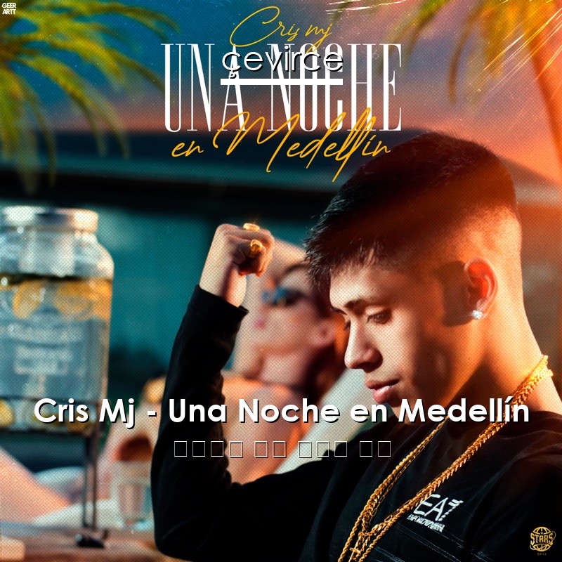 Cris Mj – Una Noche en Medellín 西班牙語 歌詞 中國人 翻譯