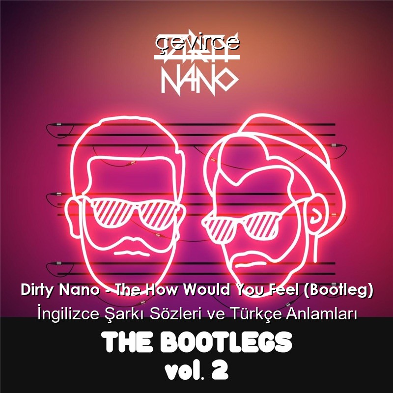 Dirty Nano – The How Would You Feel (Bootleg) İngilizce Şarkı Sözleri Türkçe Anlamları