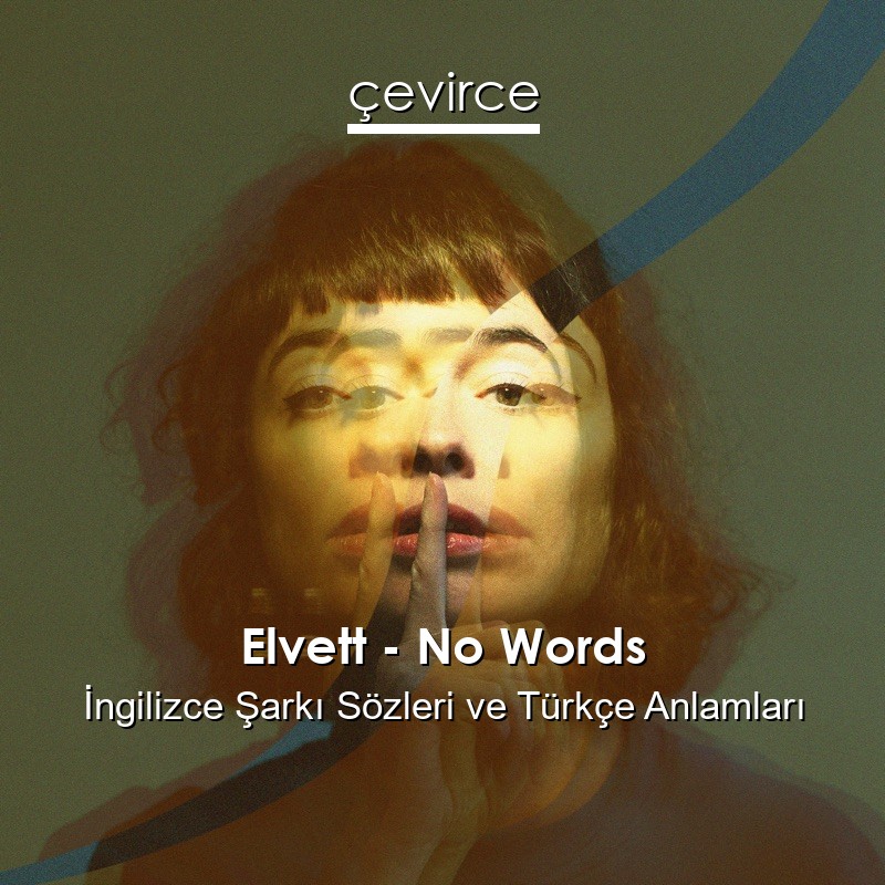 Elvett – No Words İngilizce Şarkı Sözleri Türkçe Anlamları