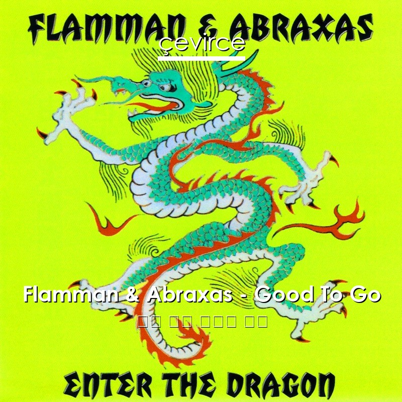 Flamman & Abraxas – Good To Go 英語 歌詞 中國人 翻譯
