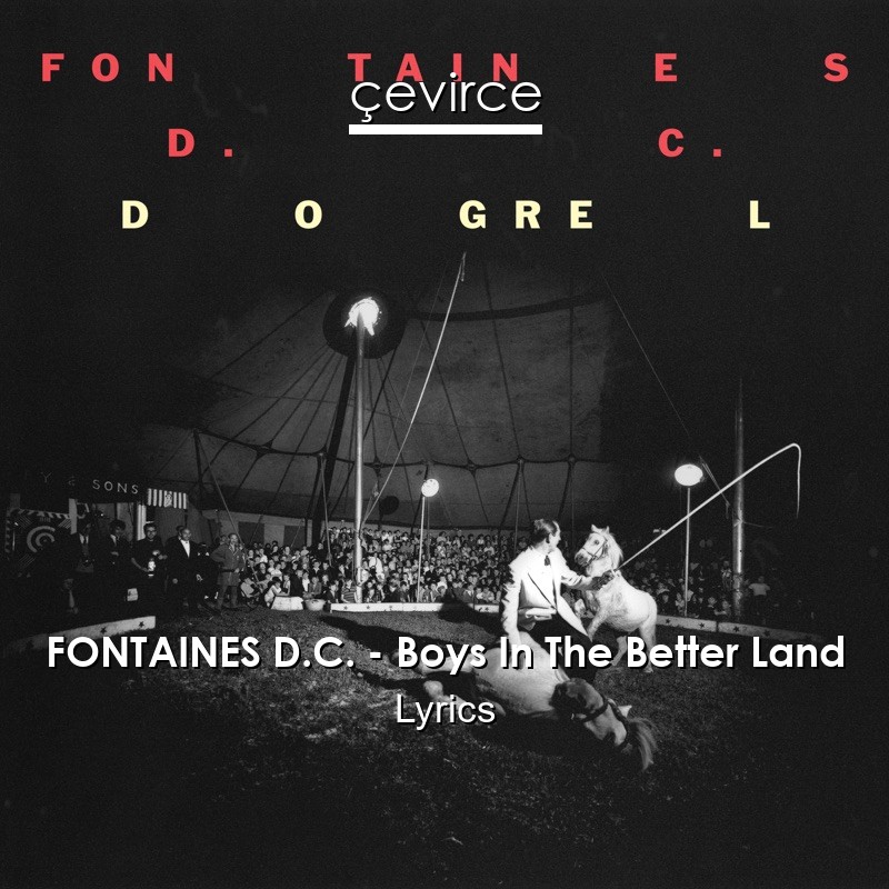 FONTAINES D.C. – Boys In The Better Land Lyrics