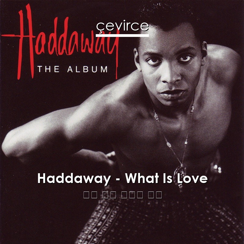 Haddaway – What Is Love 英語 歌詞 中國人 翻譯