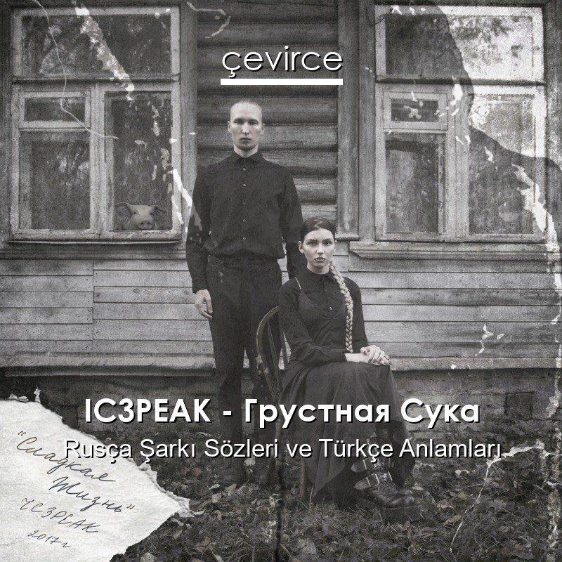 IC3PEAK – Грустная Сука Rusça Şarkı Sözleri Türkçe Anlamları