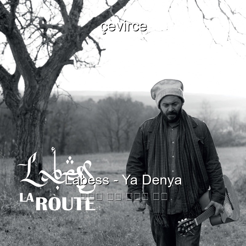 Labess – Ya Denya 阿拉伯 歌詞 中國人 翻譯