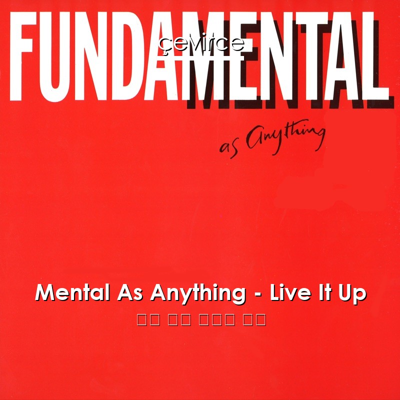 Mental As Anything – Live It Up 英語 歌詞 中國人 翻譯