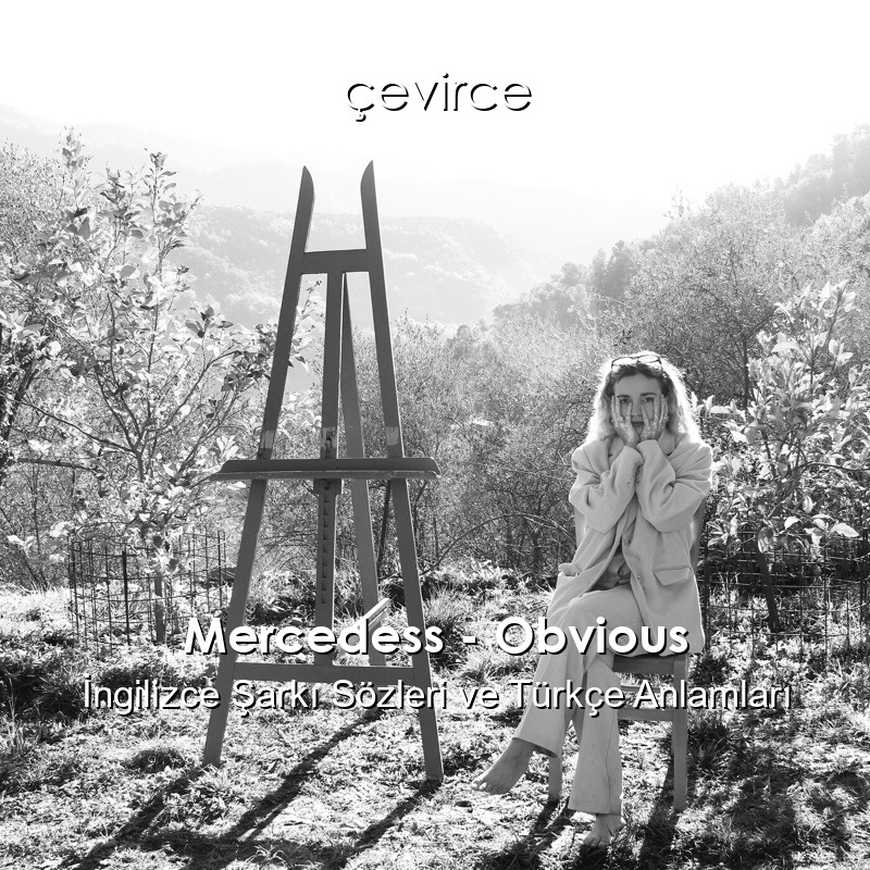 Mercedess – Obvious İngilizce Şarkı Sözleri Türkçe Anlamları