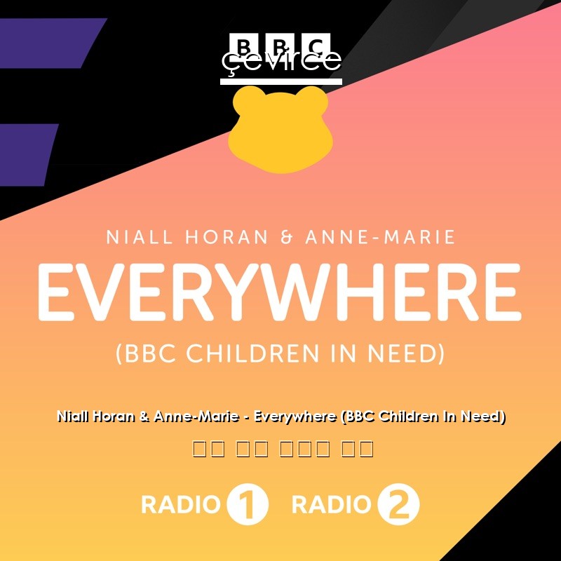 Niall Horan & Anne-Marie – Everywhere (BBC Children In Need) 英語 歌詞 中國人 翻譯