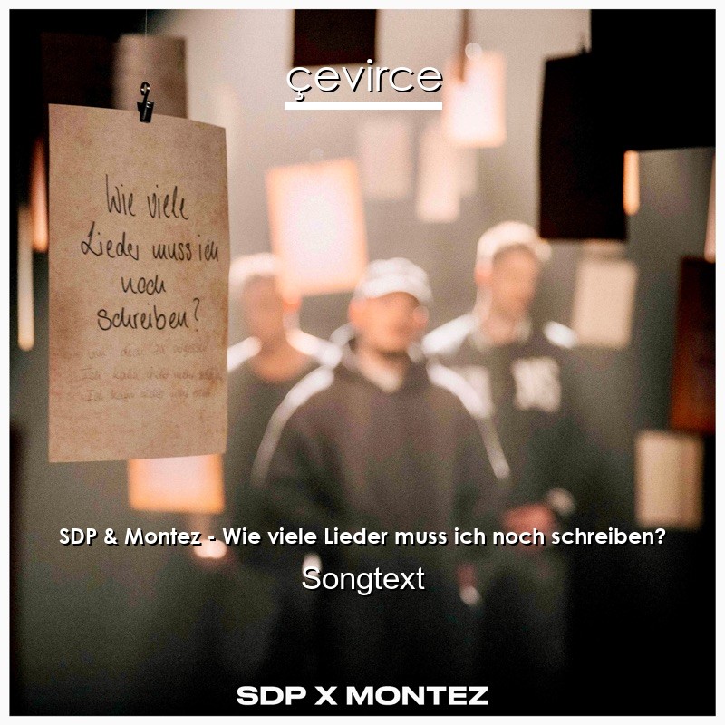 SDP & Montez – Wie viele Lieder muss ich noch schreiben? Songtext