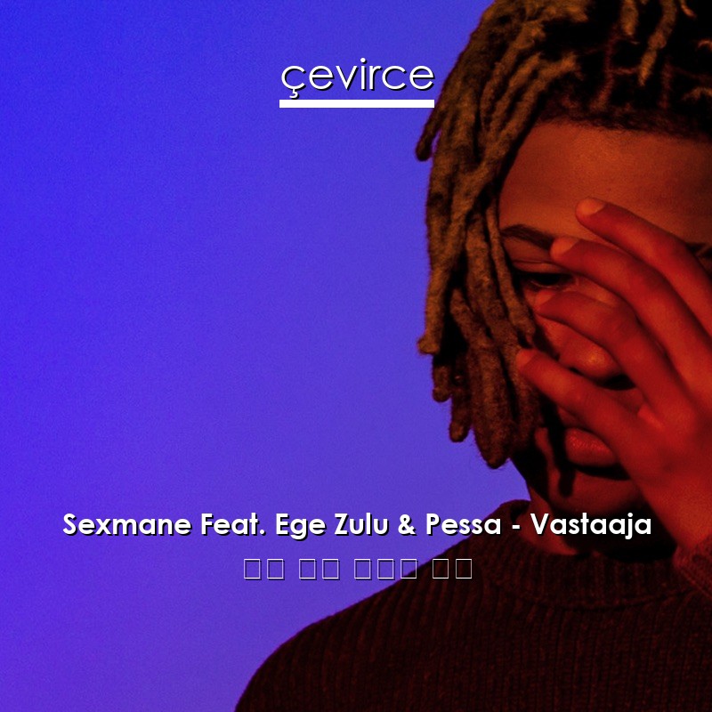 Sexmane Feat. Ege Zulu & Pessa – Vastaaja 芬蘭 歌詞 中國人 翻譯