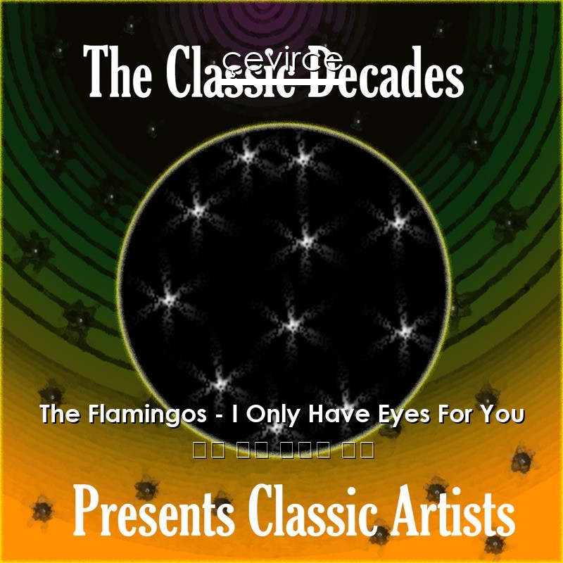 The Flamingos – I Only Have Eyes For You 英語 歌詞 中國人 翻譯