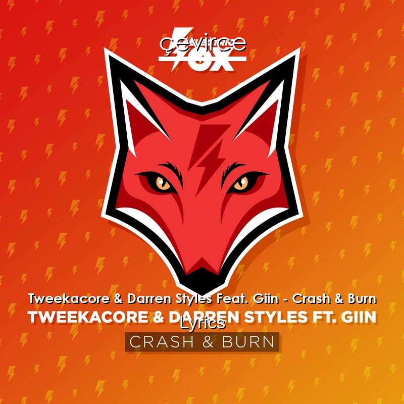 Tweekacore & Darren Styles Feat. Giin – Crash & Burn Lyrics
