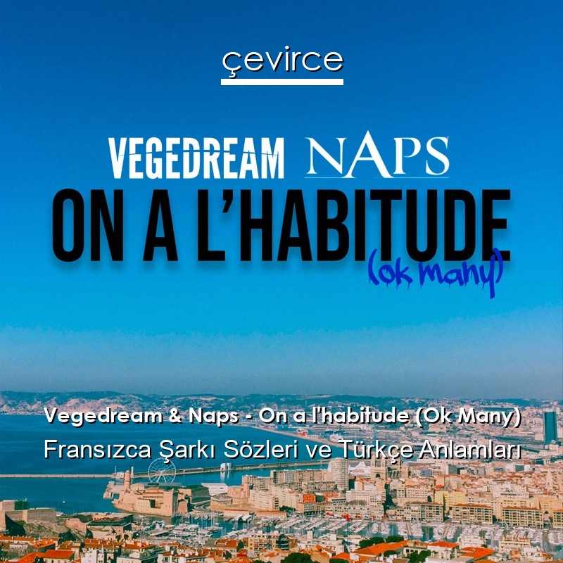 Vegedream & Naps – On a l’habitude (Ok Many) Fransızca Şarkı Sözleri Türkçe Anlamları