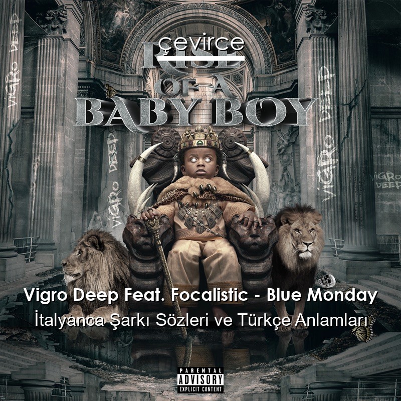 Vigro Deep Feat. Focalistic – Blue Monday İtalyanca Şarkı Sözleri Türkçe Anlamları