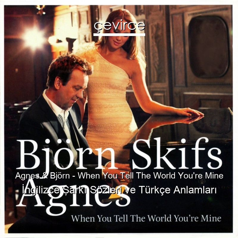Agnes & Björn – When You Tell The World You’re Mine İngilizce Şarkı Sözleri Türkçe Anlamları