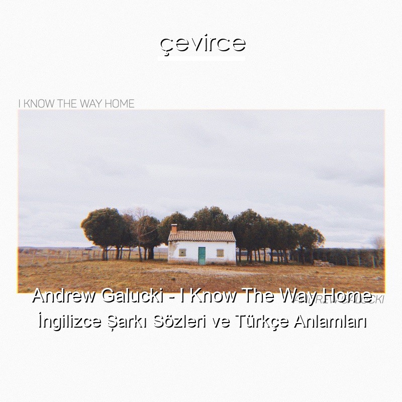 Andrew Galucki – I Know The Way Home İngilizce Şarkı Sözleri Türkçe Anlamları