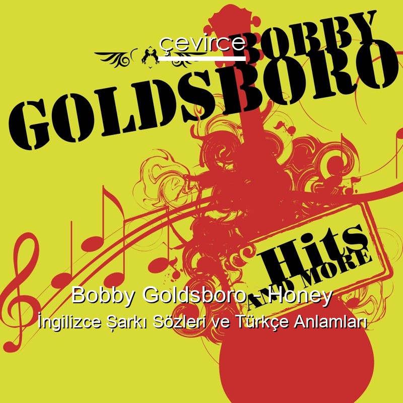 Bobby Goldsboro – Honey İngilizce Şarkı Sözleri Türkçe Anlamları