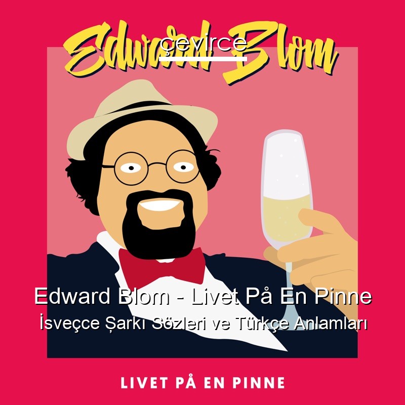 Edward Blom – Livet På En Pinne İsveçce Şarkı Sözleri Türkçe Anlamları