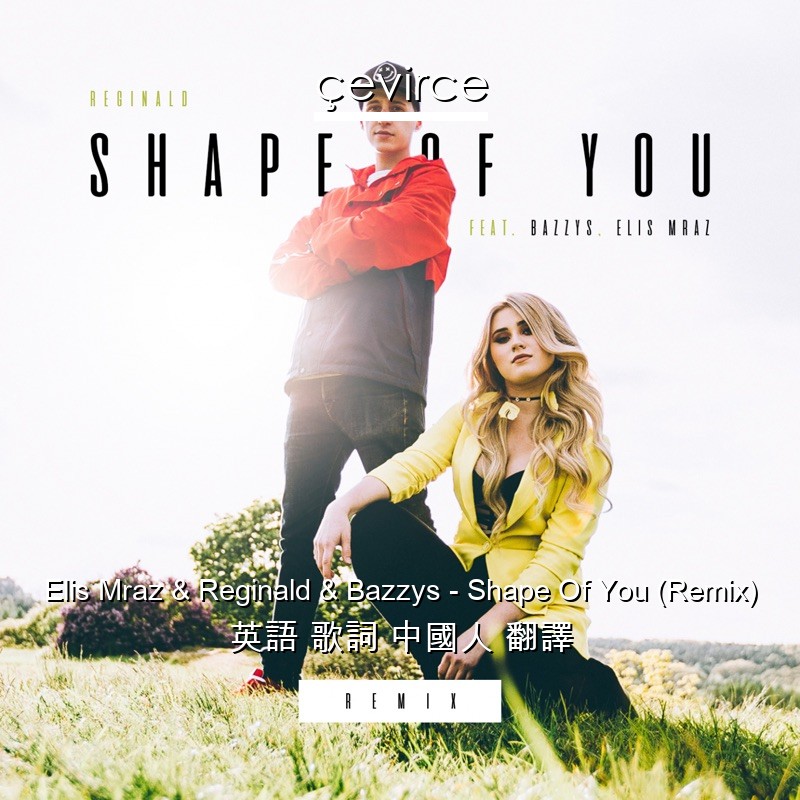 Elis Mraz & Reginald & Bazzys – Shape Of You (Remix) 英語 歌詞 中國人 翻譯