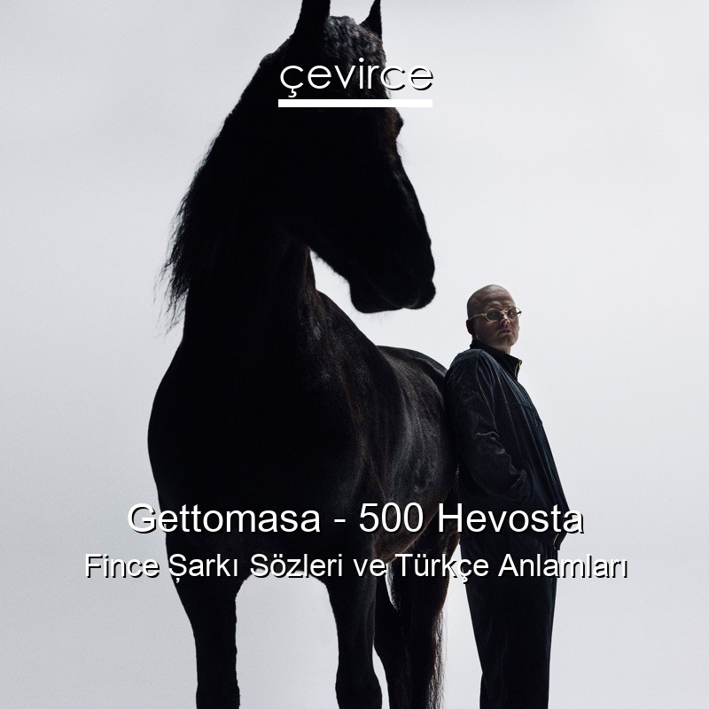 Gettomasa – 500 Hevosta Fince Şarkı Sözleri Türkçe Anlamları