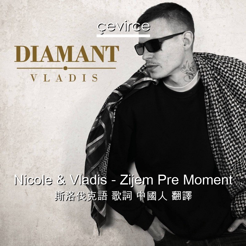 Nicole & Vladis – Zijem Pre Moment 斯洛伐克語 歌詞 中國人 翻譯
