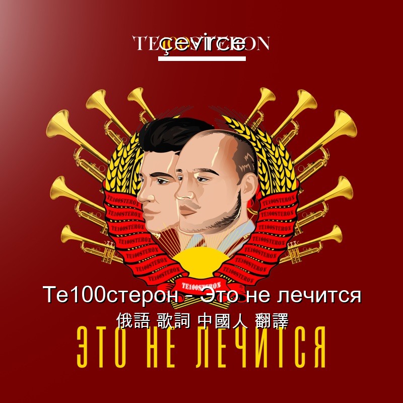 Те100стерон – Это не лечится 俄語 歌詞 中國人 翻譯