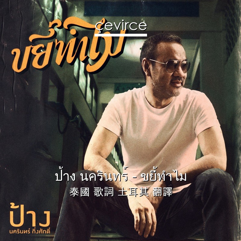 ป้าง นครินทร์ – ขยี้ทำไม 泰國 歌詞 土耳其 翻譯