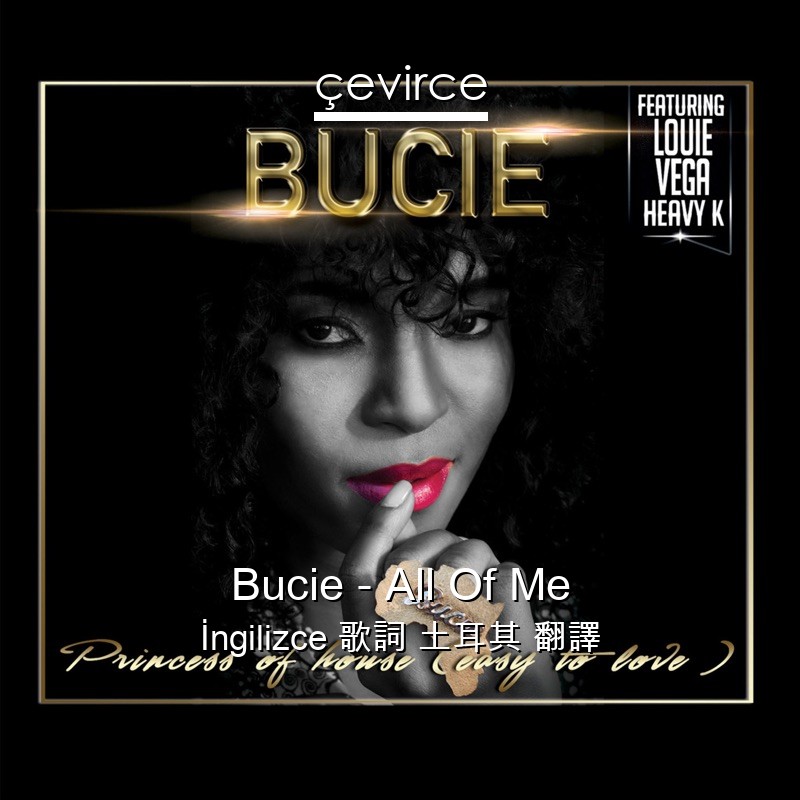 Bucie – All Of Me  歌詞 土耳其 翻譯