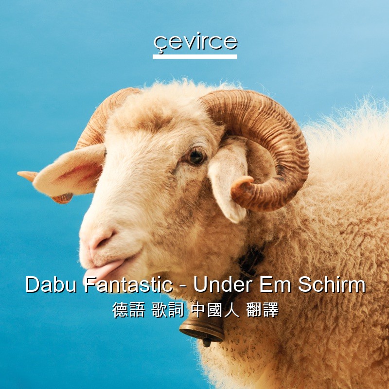 Dabu Fantastic – Under Em Schirm 德語 歌詞 中國人 翻譯