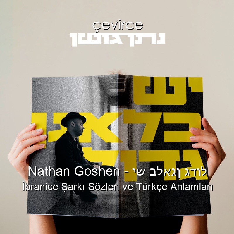 Nathan Goshen – יש בלאגן גדול İbranice Şarkı Sözleri Türkçe Anlamları
