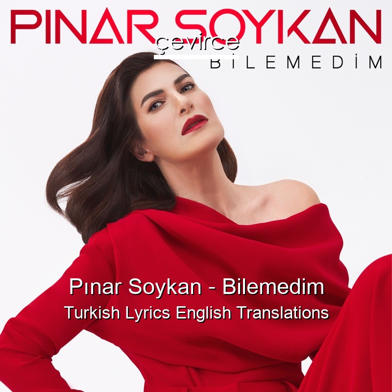 Pınar Soykan – Bilemedim Turkish Lyrics English Translations