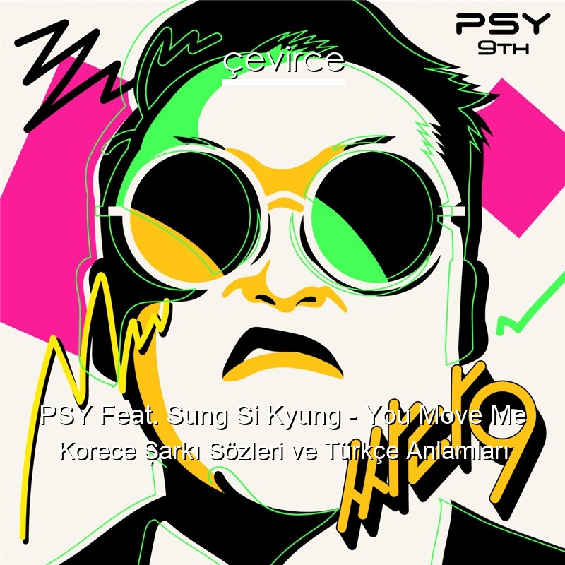 PSY Feat. Sung Si Kyung – You Move Me Korece Şarkı Sözleri Türkçe Anlamları
