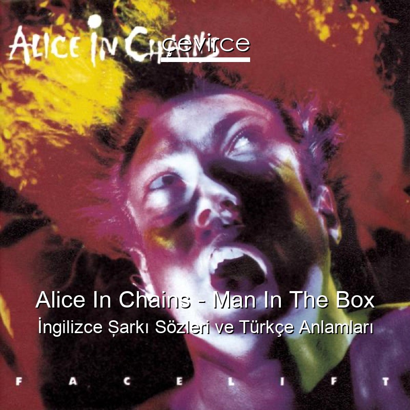 Alice In Chains – Man In The Box İngilizce Şarkı Sözleri Türkçe Anlamları