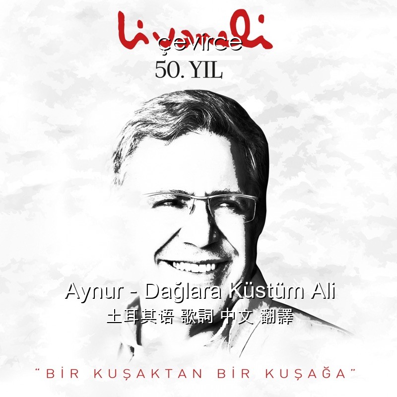 Aynur – Dağlara Küstüm Ali 土耳其语 歌詞 中文 翻譯