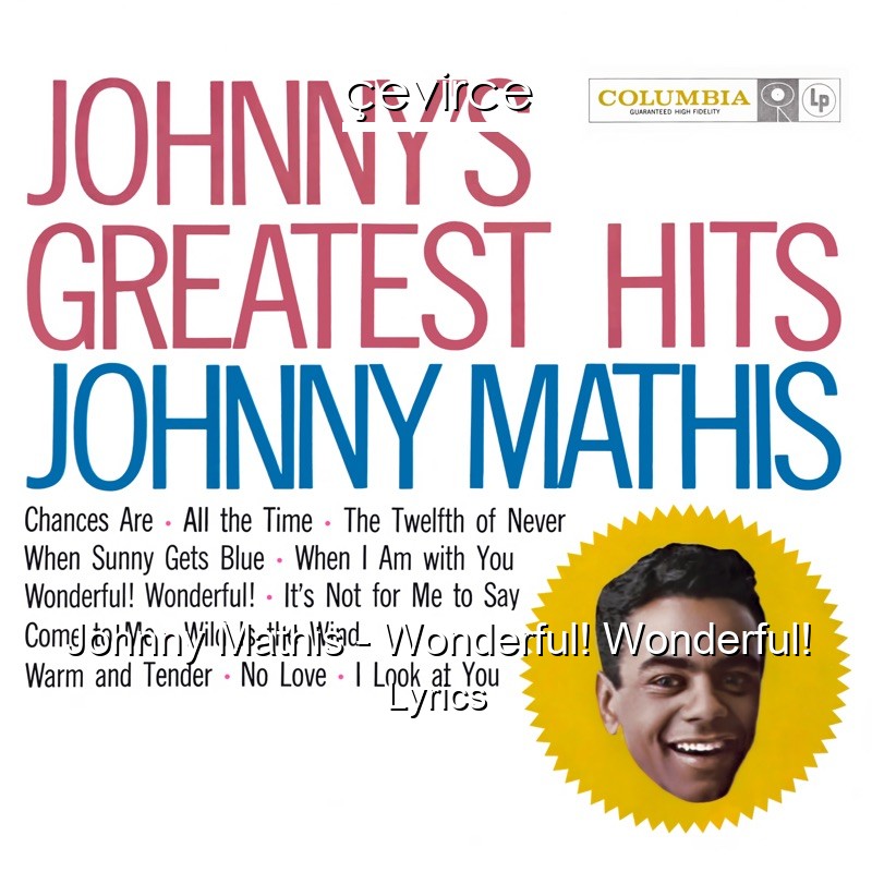 Johnny Mathis – Wonderful! Wonderful! Lyrics