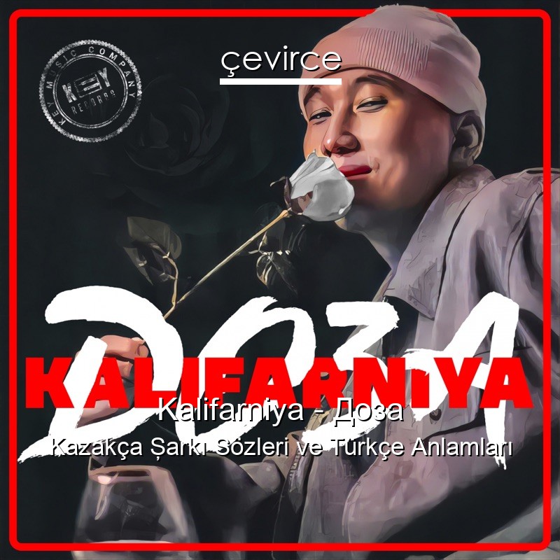 Kalifarniya – Доза Kazakça Şarkı Sözleri Türkçe Anlamları