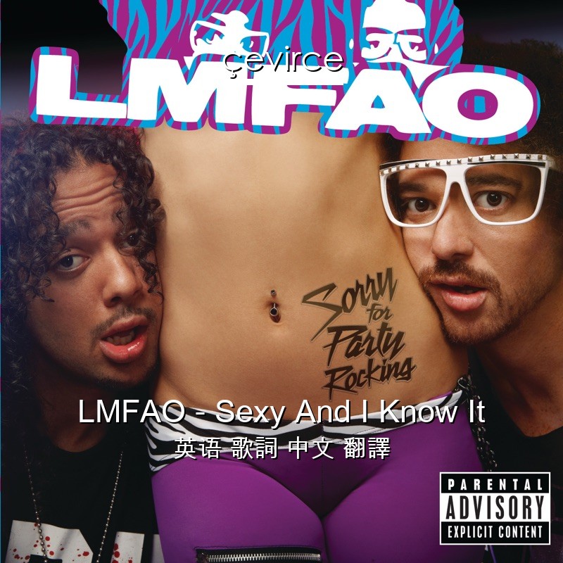 LMFAO – Sexy And I Know It 英语 歌詞 中文 翻譯