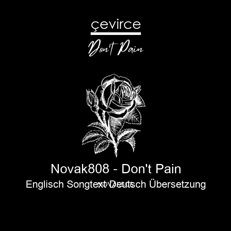 Novak808 – Don’t Pain Englisch Songtext Deutsch Übersetzung