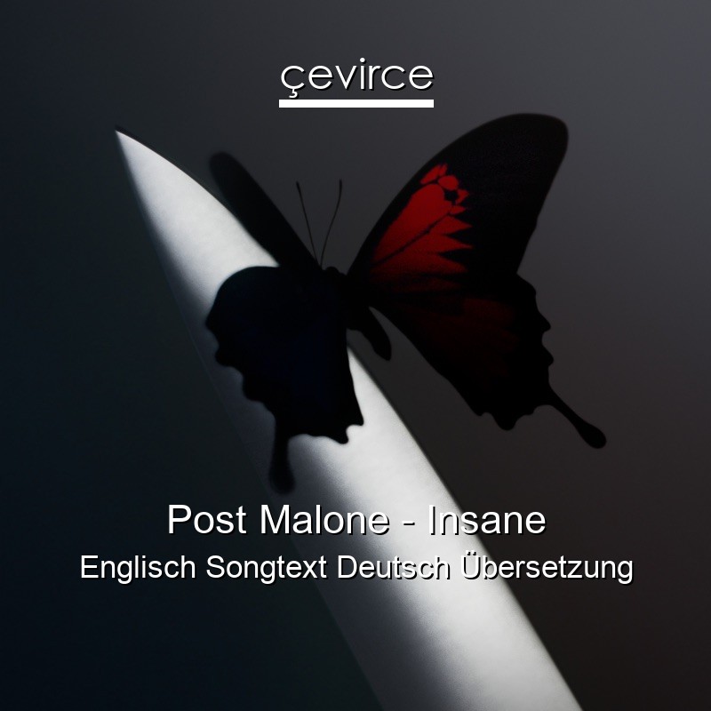Post Malone – Insane Englisch Songtext Deutsch Übersetzung