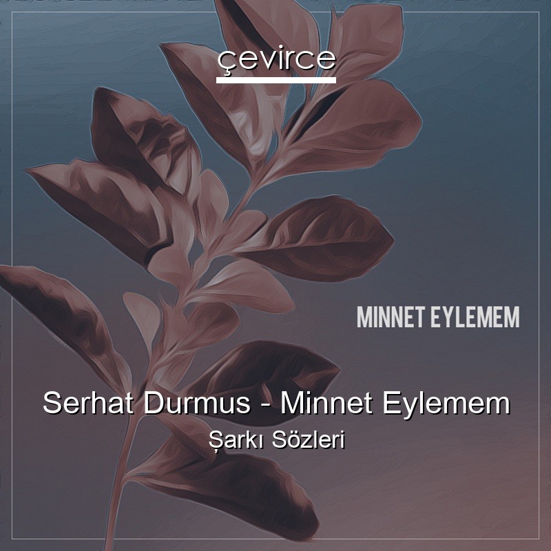 Serhat Durmus – Minnet Eylemem Şarkı Sözleri