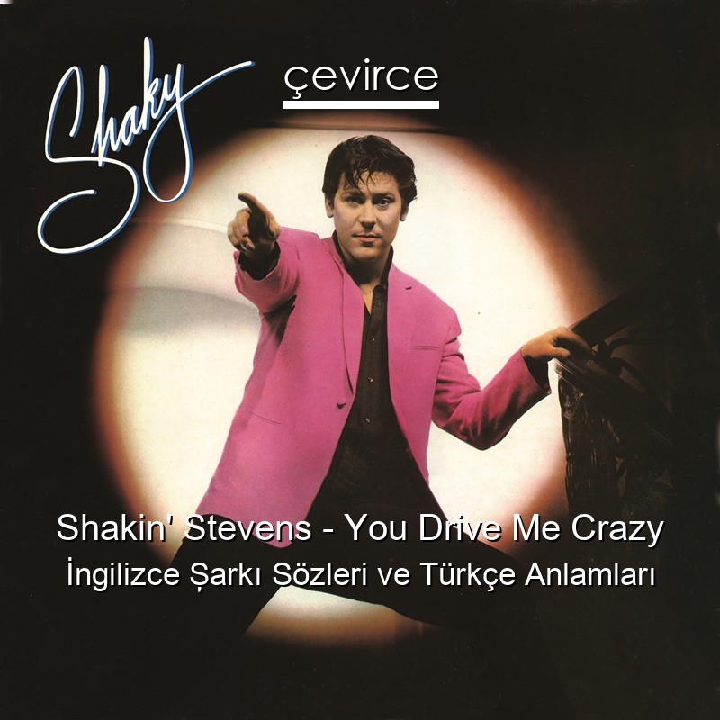 Shakin’ Stevens – You Drive Me Crazy İngilizce Şarkı Sözleri Türkçe Anlamları