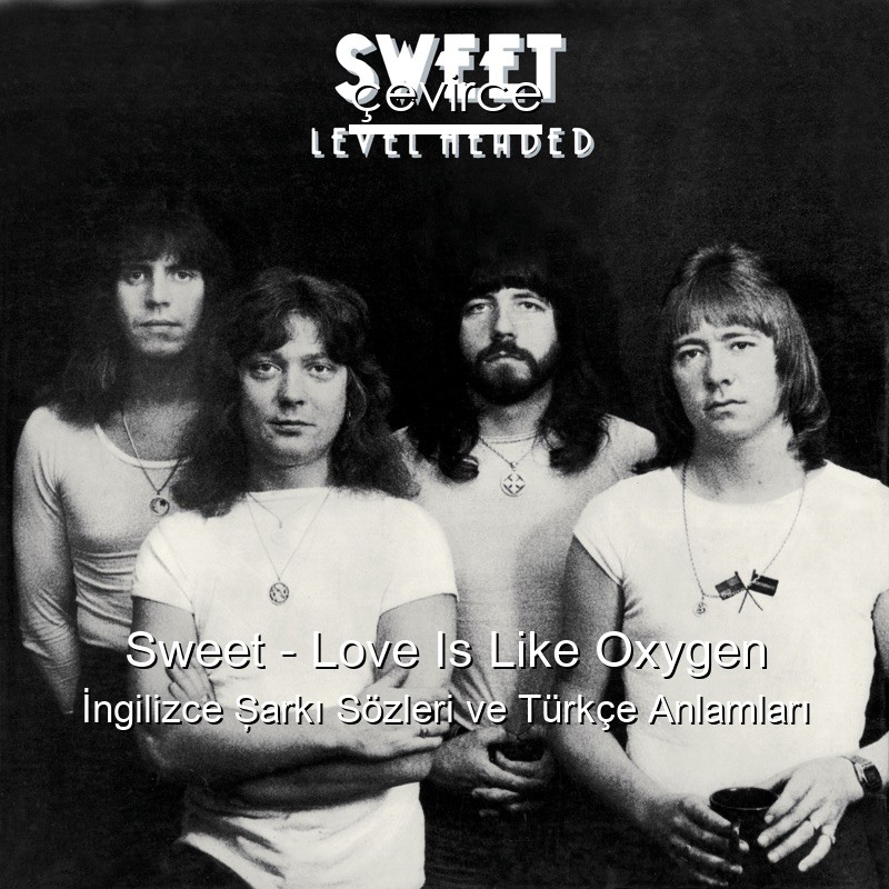 Sweet – Love Is Like Oxygen İngilizce Şarkı Sözleri Türkçe Anlamları