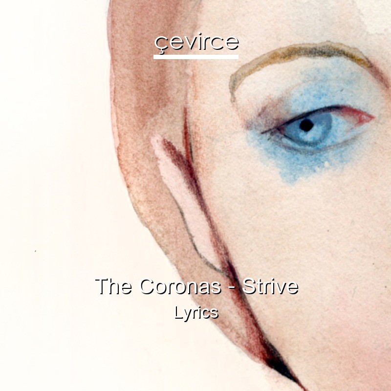 The Coronas – Strive Lyrics