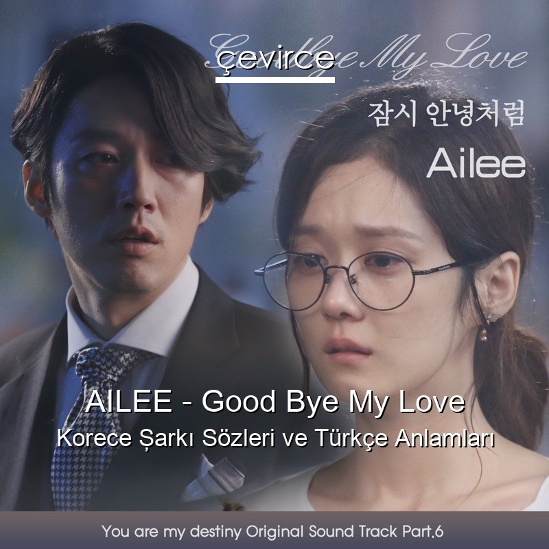 AILEE – Good Bye My Love Korece Şarkı Sözleri Türkçe Anlamları