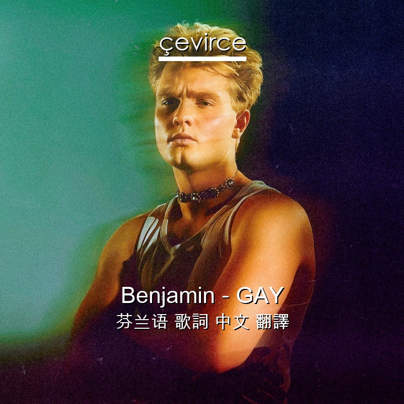 Benjamin – GAY 芬兰语 歌詞 中文 翻譯