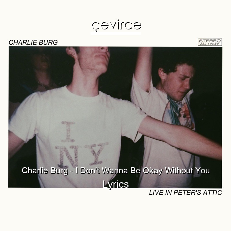 Charlie Burg – I Don’t Wanna Be Okay Without You Lyrics