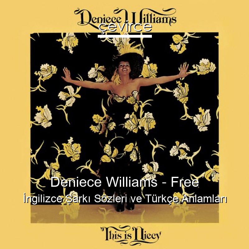 Deniece Williams – Free İngilizce Şarkı Sözleri Türkçe Anlamları